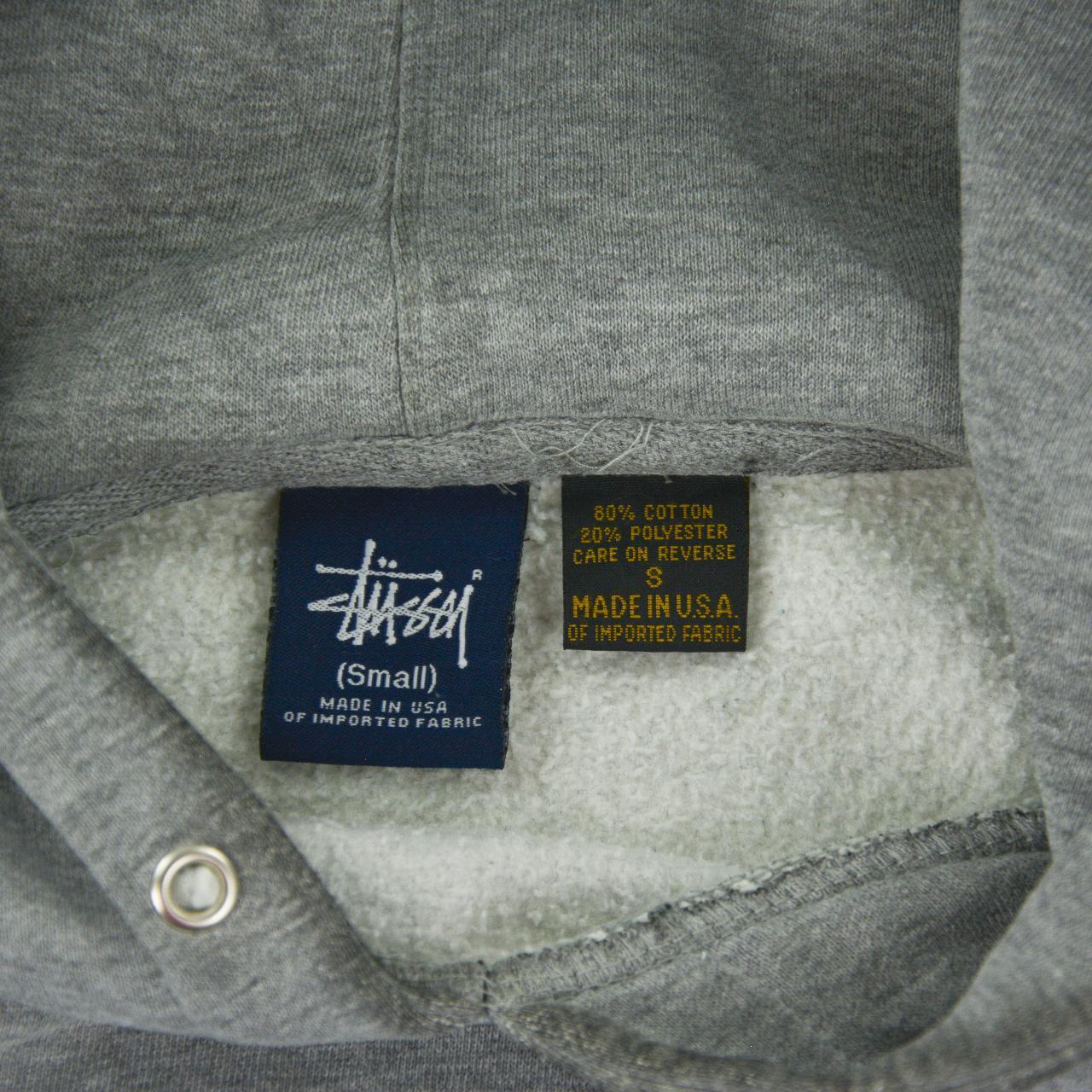 Vintage Stussy Spellout Hoodie Size S - Known Source