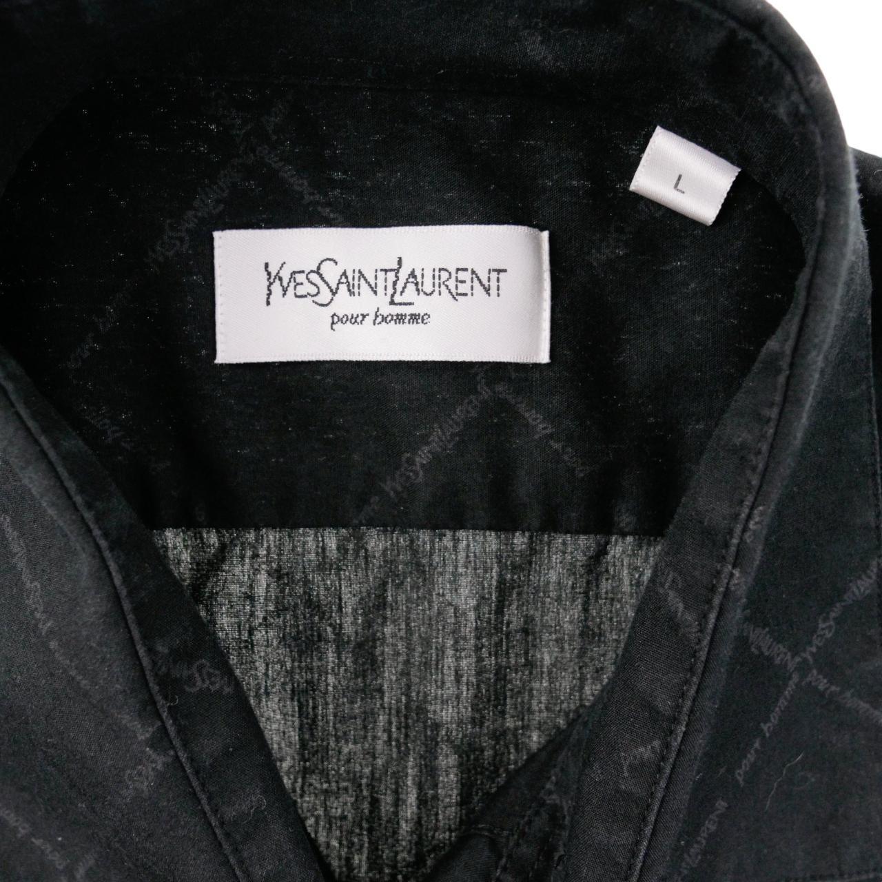 Vintage YSL Yves Saint Laurent Monogram Shirt Size L - Known Source