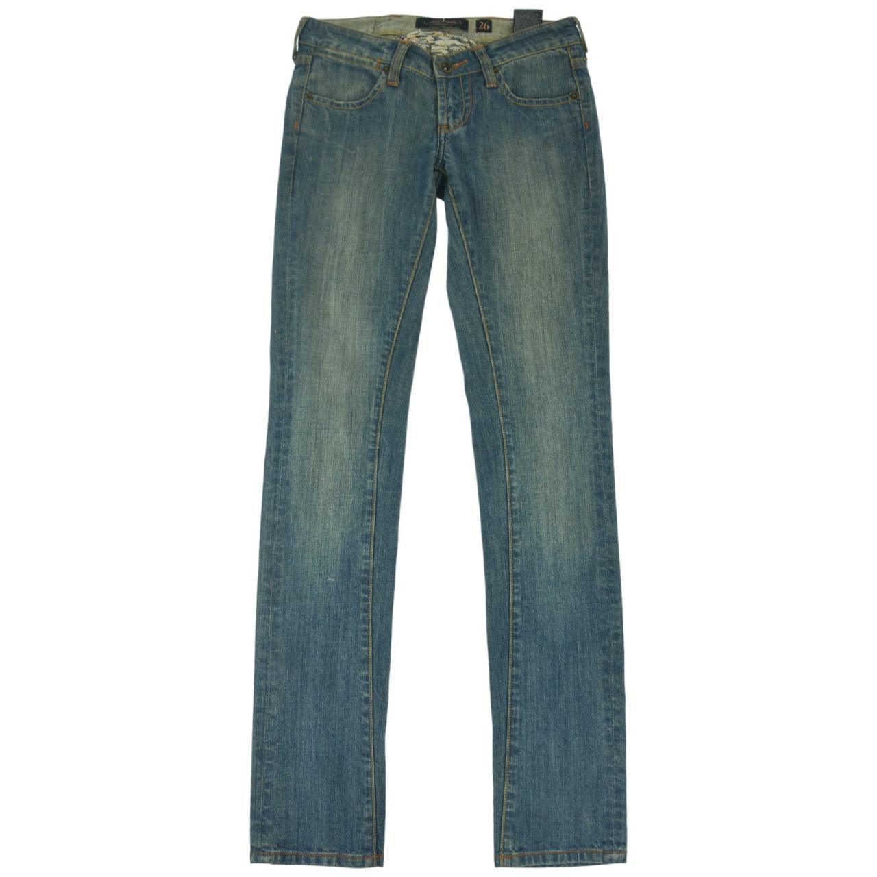 Vintage Ed Hardy Tiger Low Waist Denim Jeans Women's Size 28 - Known Source