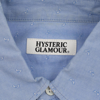 Vintage Hysteric Glamour Music Note Button Shirt Size S - Known Source