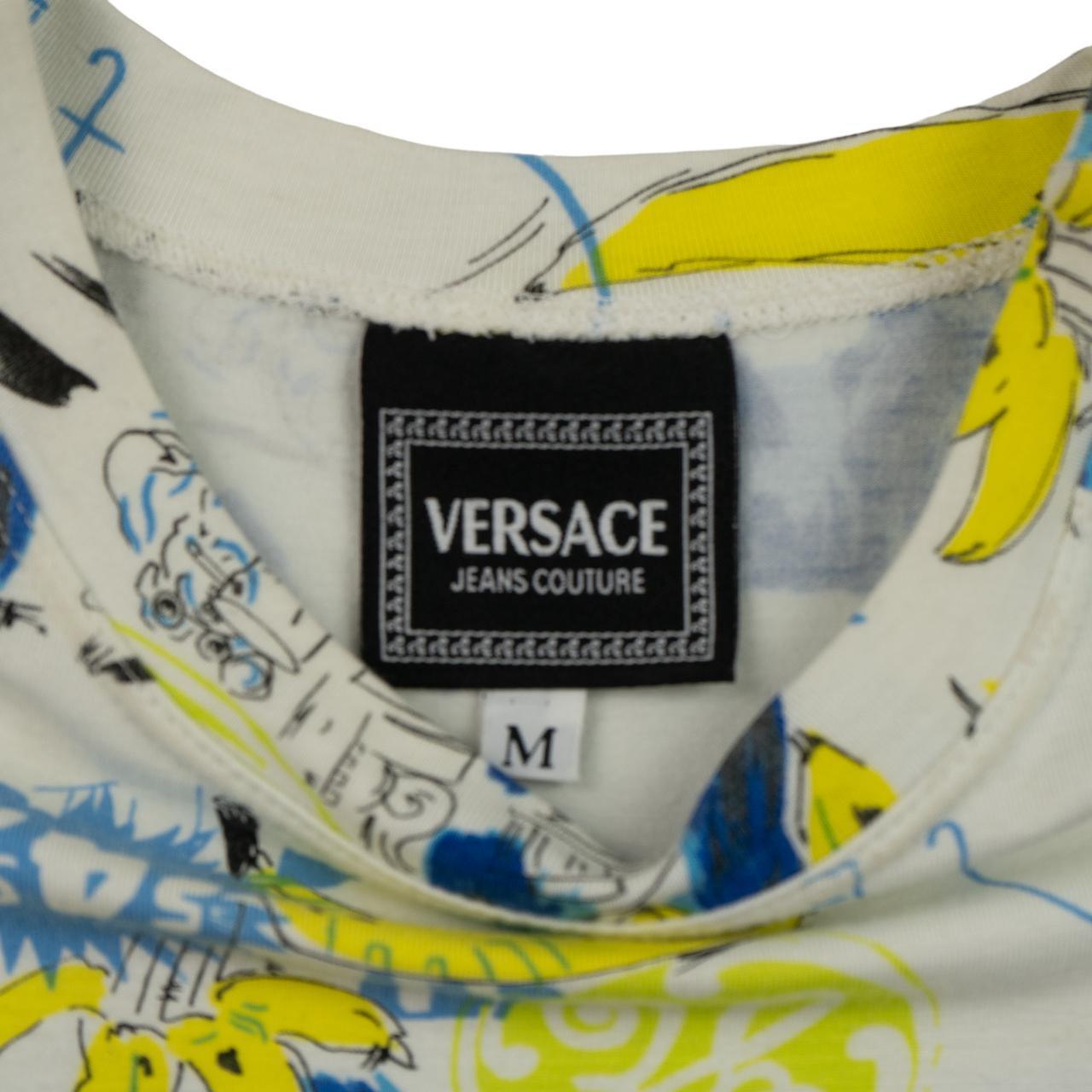 Vintage Versace Banana Pattern T Shirt Woman’s Size S - Known Source