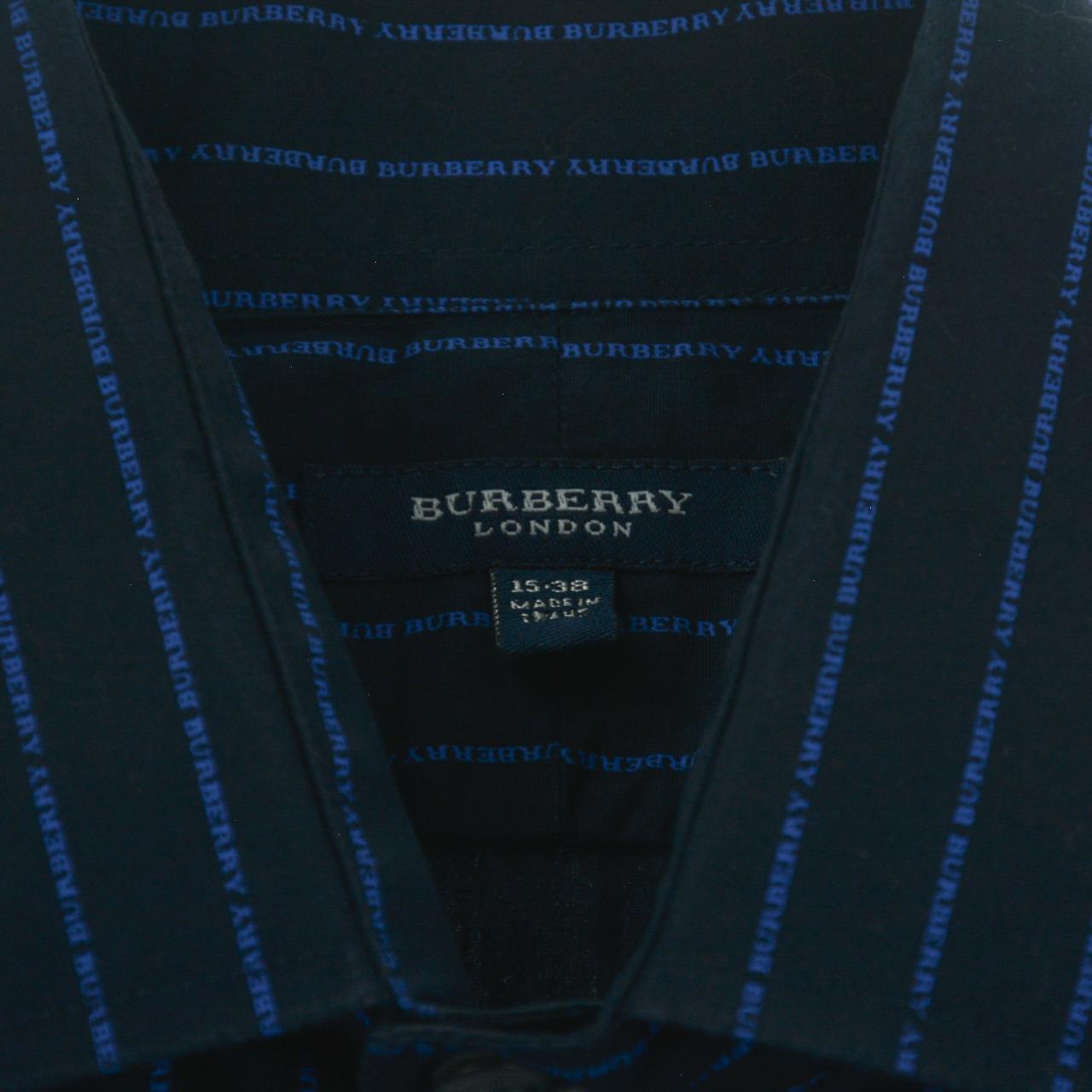 Vintage Burberry Monogram Button Up Shirt Size M - Known Source