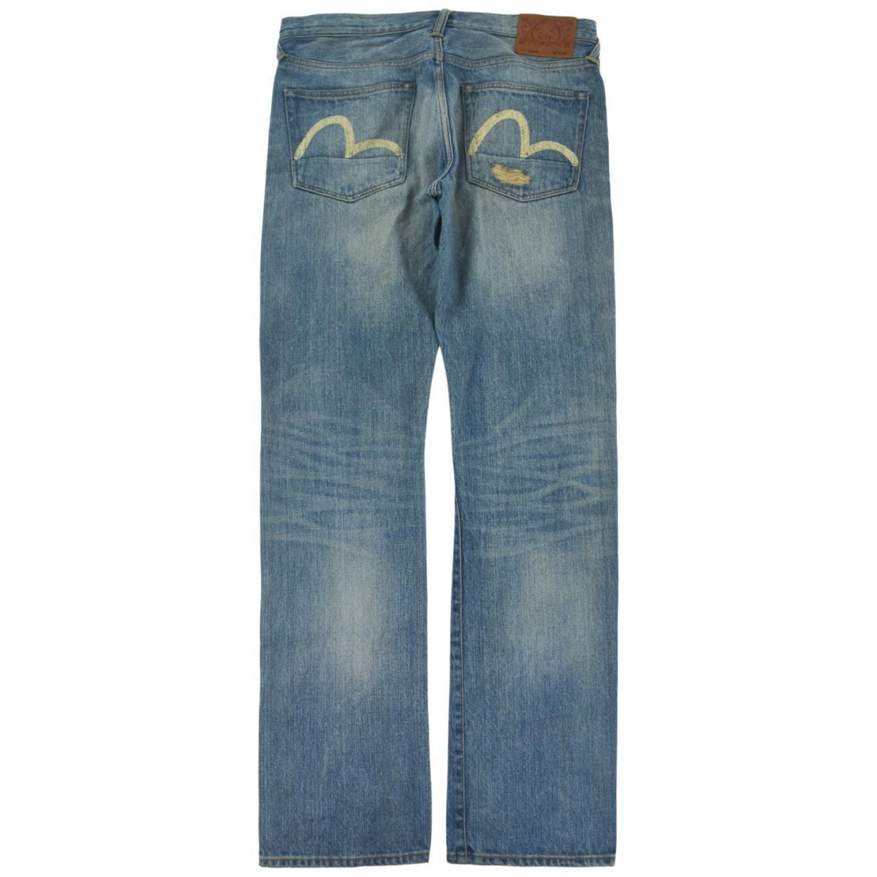 Vintage Evisu Double Gull Japanese Denim Jeans Size W34 - Known Source