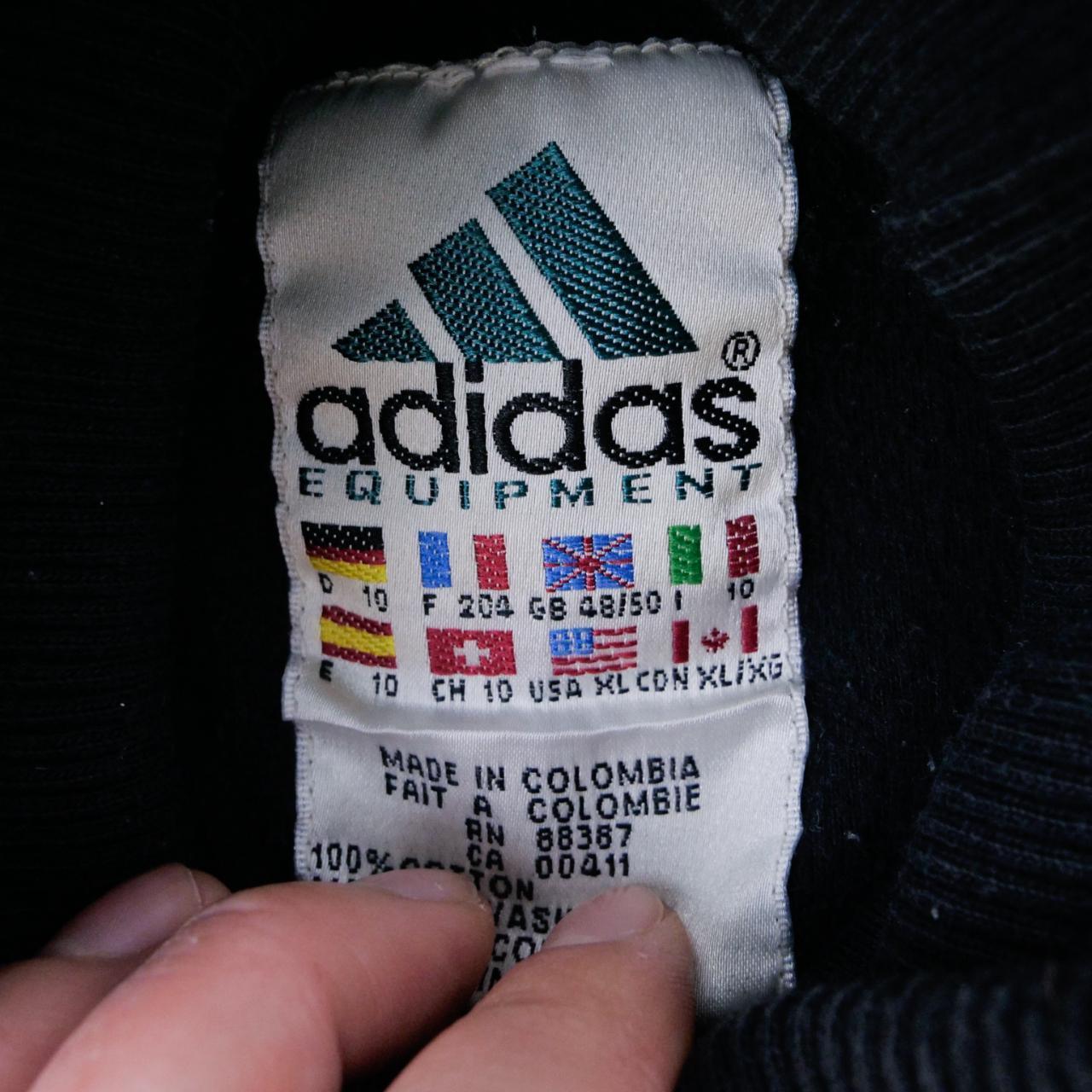 Vintage Adidas Equipment Turtleneck Jumper Size L - Known Source