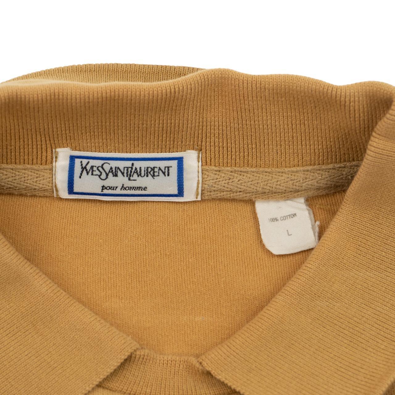 Vintage YSL Yves Saint Laurent Collar Sweatshirt Size L - Known Source