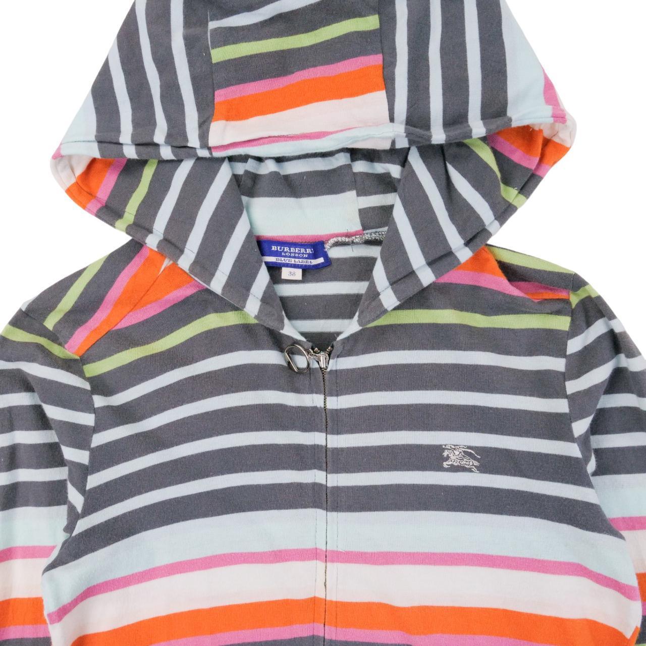 Vintage Burberry Striped Hoodie Women's Size XS - Known Source