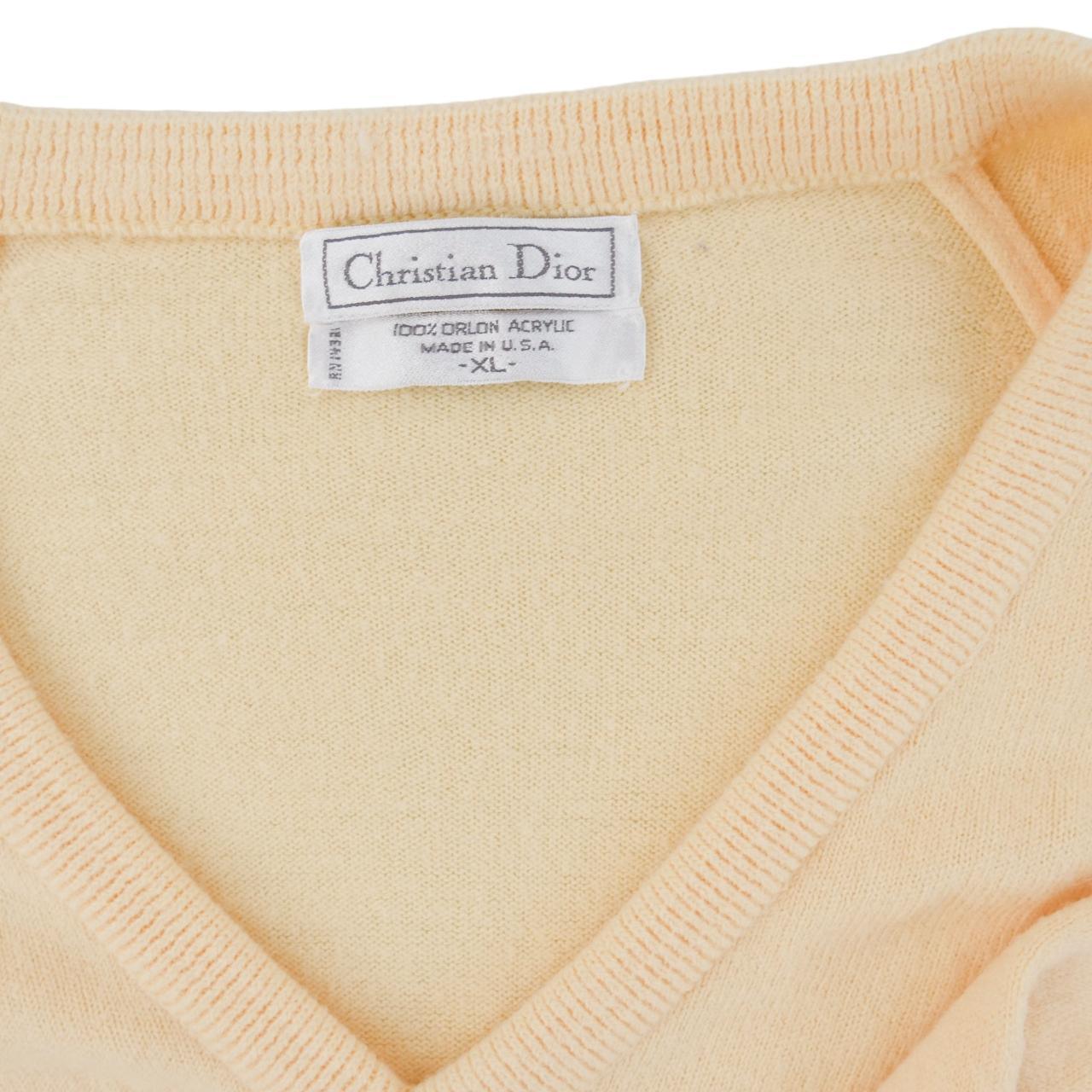 Vintage Christian Dior Knitted Jumper Size XL - Known Source
