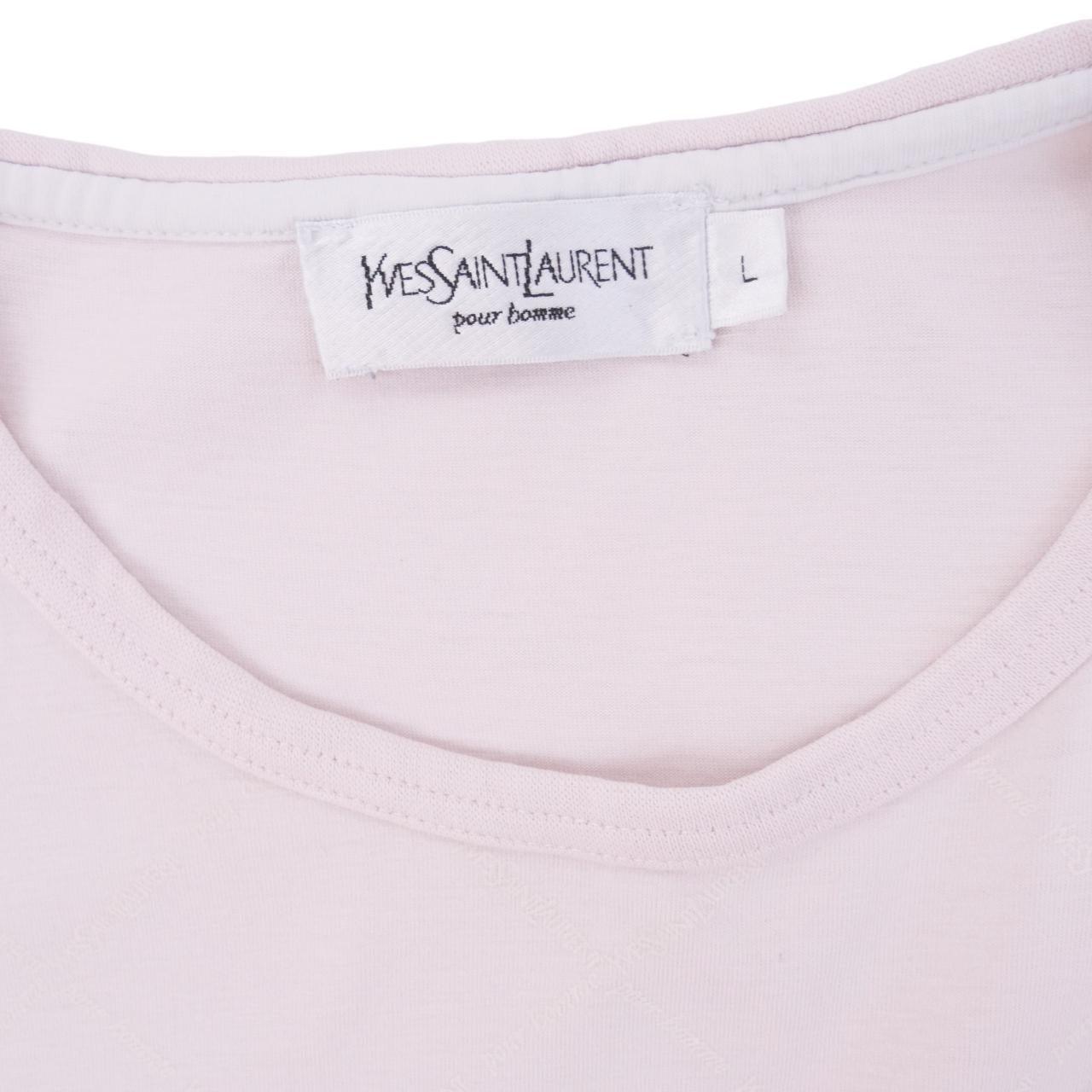 Vintage YSL Yves Saint Laurent Logo T Shirt Size M - Known Source