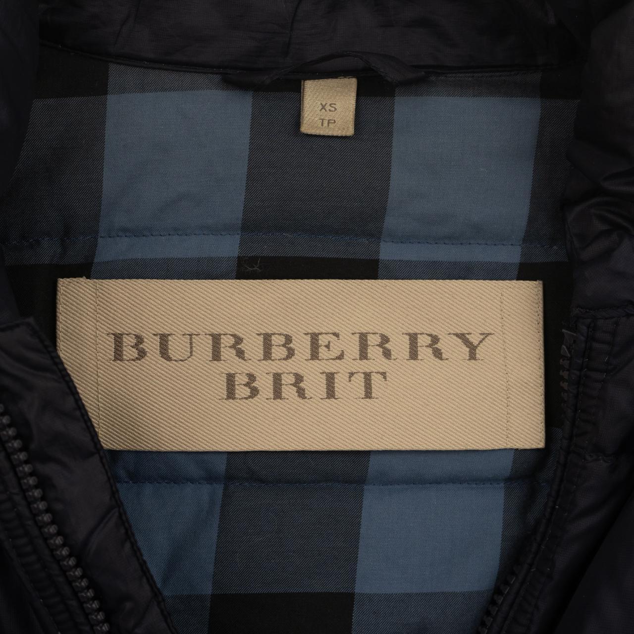 Vintage Burberry Brit Zip Puffer Jacket Size XS - Known Source