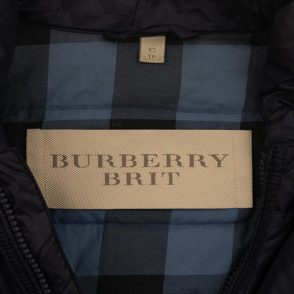 Vintage Burberry Brit Zip Puffer Jacket Size XS - Known Source