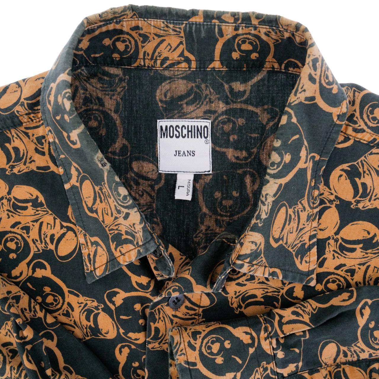 Vintage Moschino Bear Button Shirt Size L - Known Source