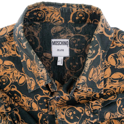 Vintage Moschino Bear Button Shirt Size L - Known Source