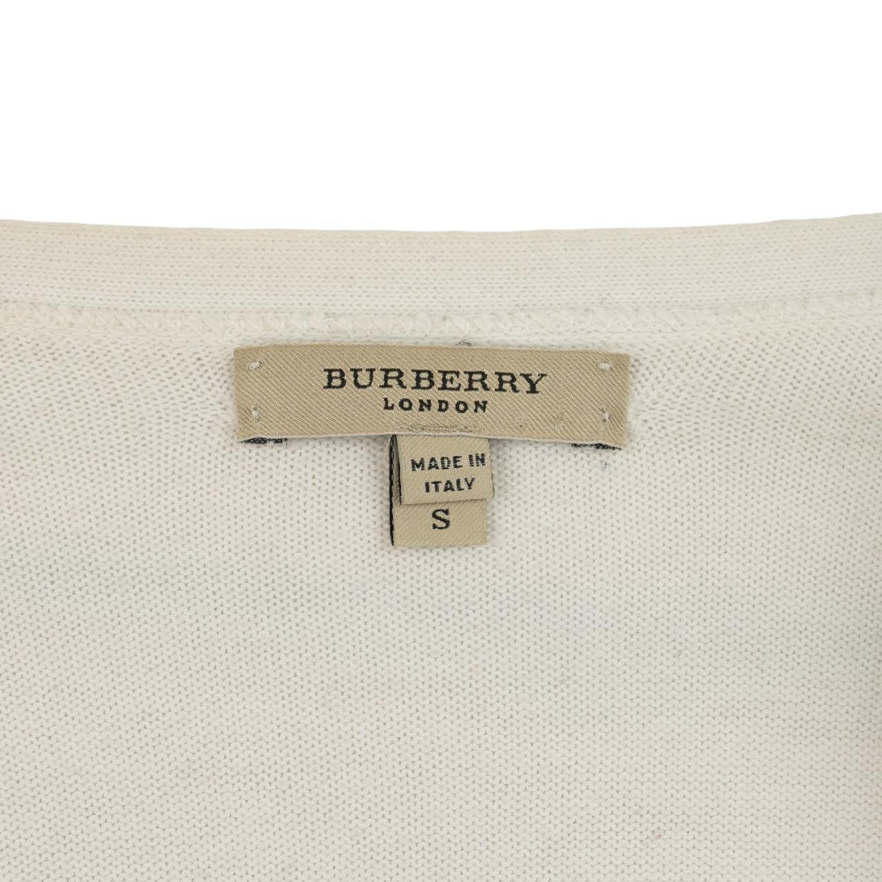 Vintage Burberry Knit Button Cardigan Woman’s Size S - Known Source