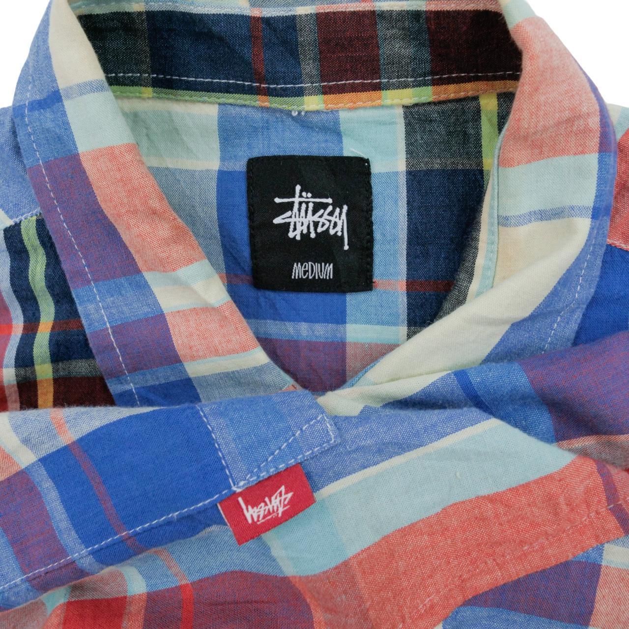 Vintage Stussy Checkered Shirt Size Size M  - Known Source