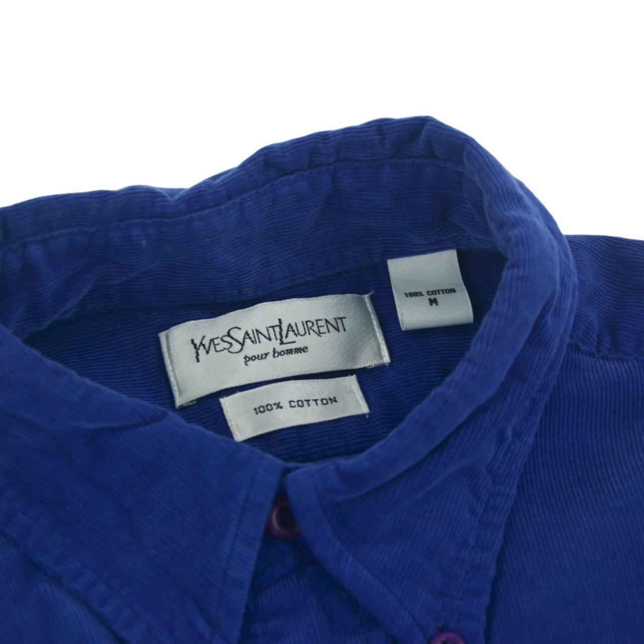 Vintage YSL Yves Saint Laurent Corduroy Shirt Size M - Known Source