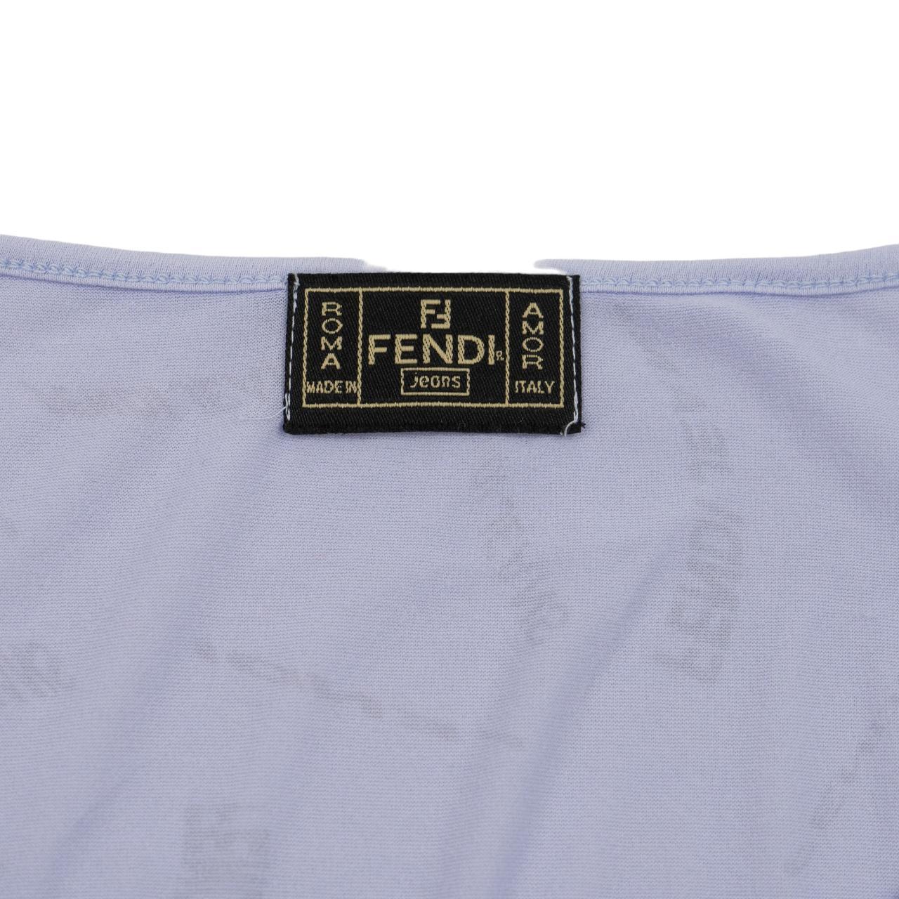 Vintage Fendi Pattern T Shirt Woman’s Size L - Known Source