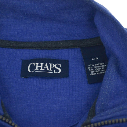 Vintage CHAPS Ralph Lauren Q Zip Jumper Size L - Known Source
