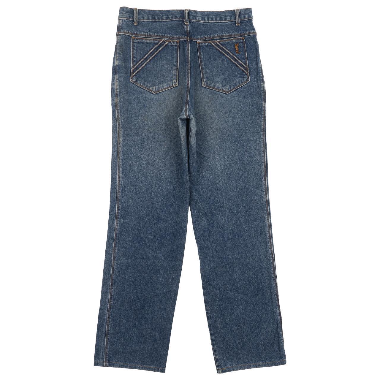 Vintage YSL Yves Saint Laurent Denim Jeans Size W30 - Known Source