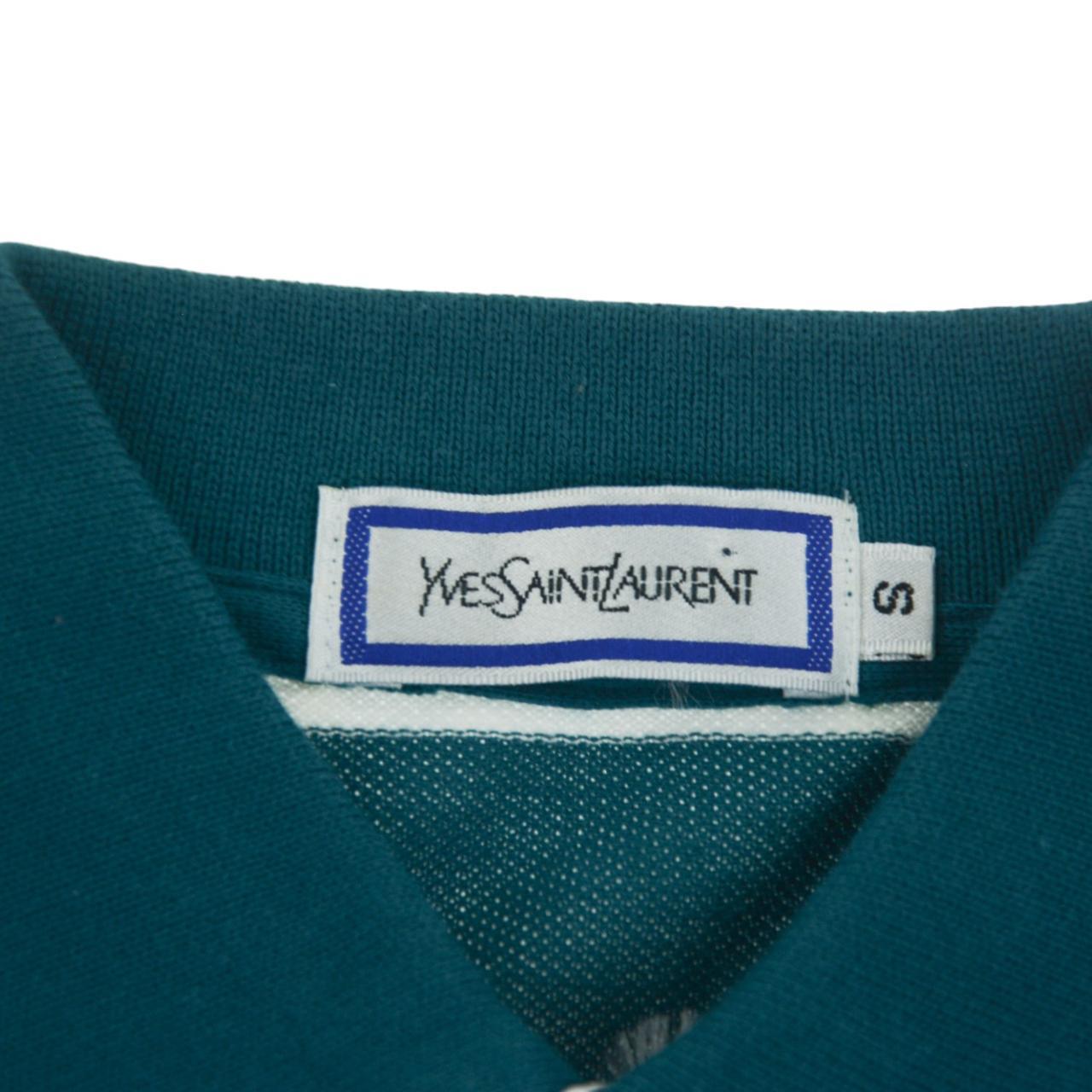 Vintage YSL Yves Saint Laurent Long Sleeve Polo Shirt Size S - Known Source