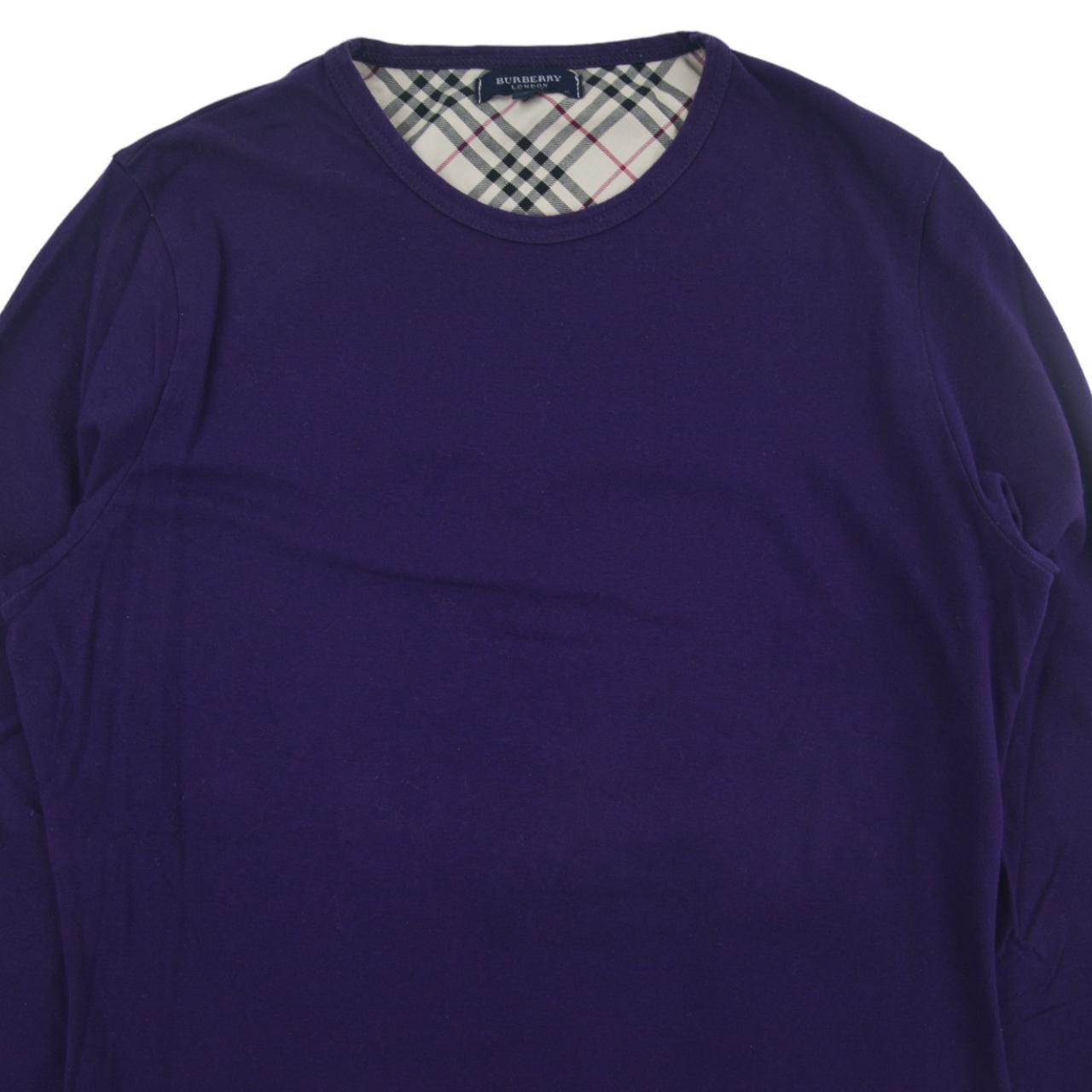 Vintage Burberry Long Sleeve T Shirt Women's Size L - Known Source