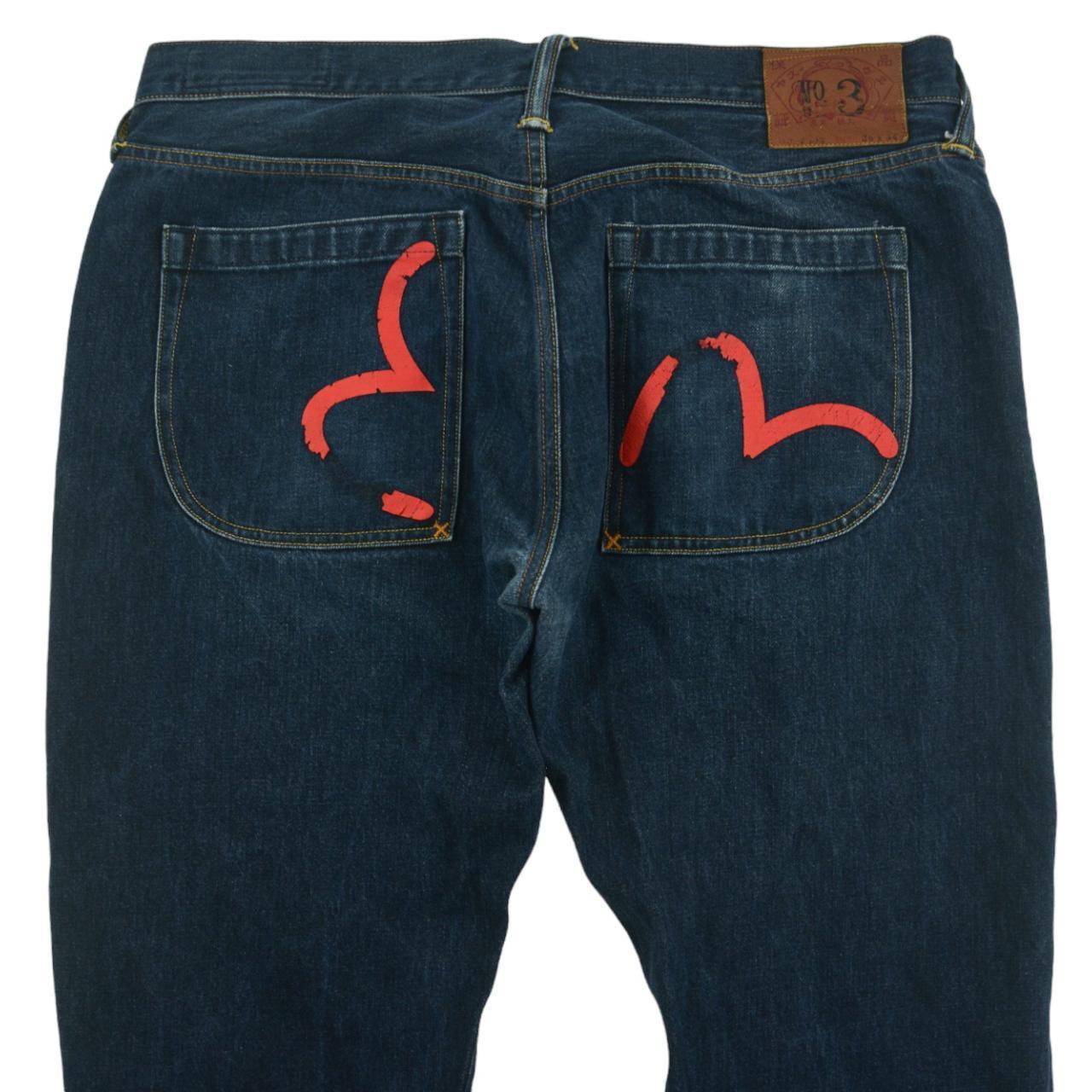 Vintage Evisu Double Gull Japanese Denim Jeans Size W36 - Known Source