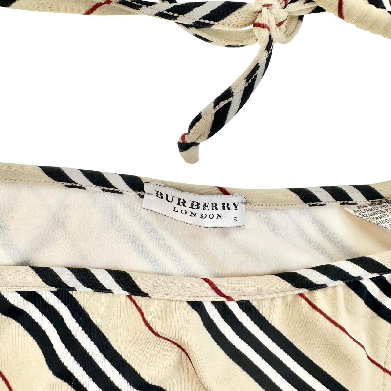 Vintage Burberry Nova Stripe Bikini Set - Known Source
