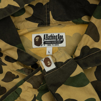 Vintage Bape Camo Q Zip Jacket Size L - Known Source