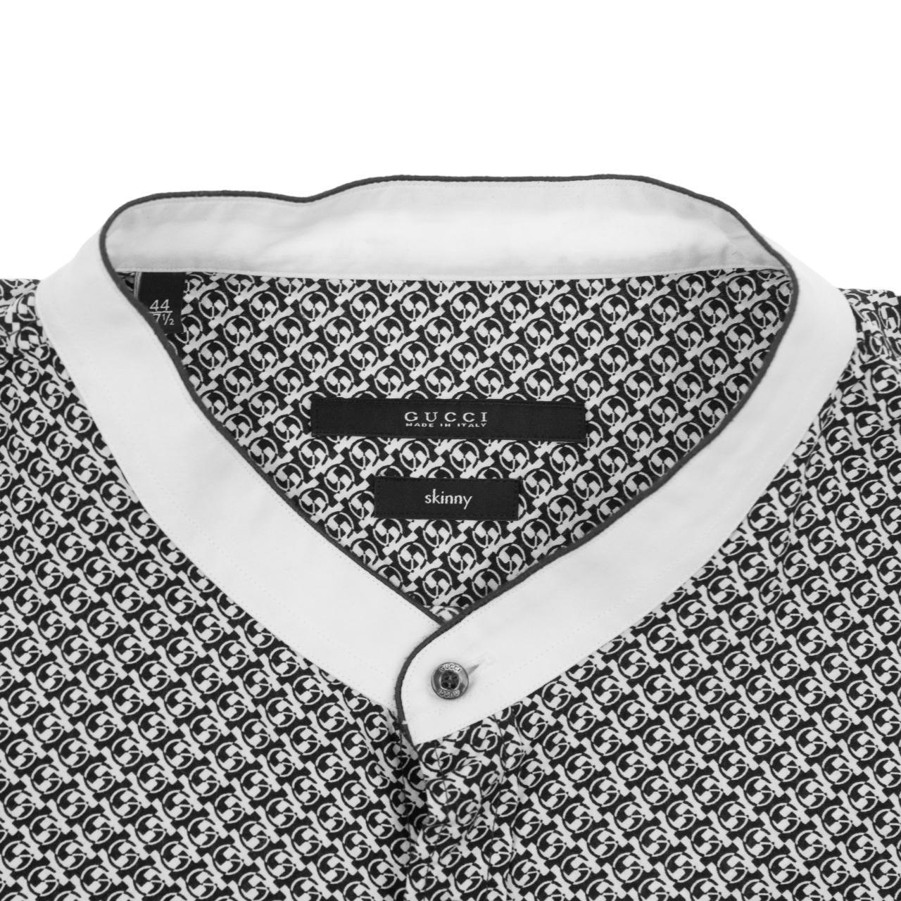 Vintage Gucci Monogram Button Shirt Size L - Known Source