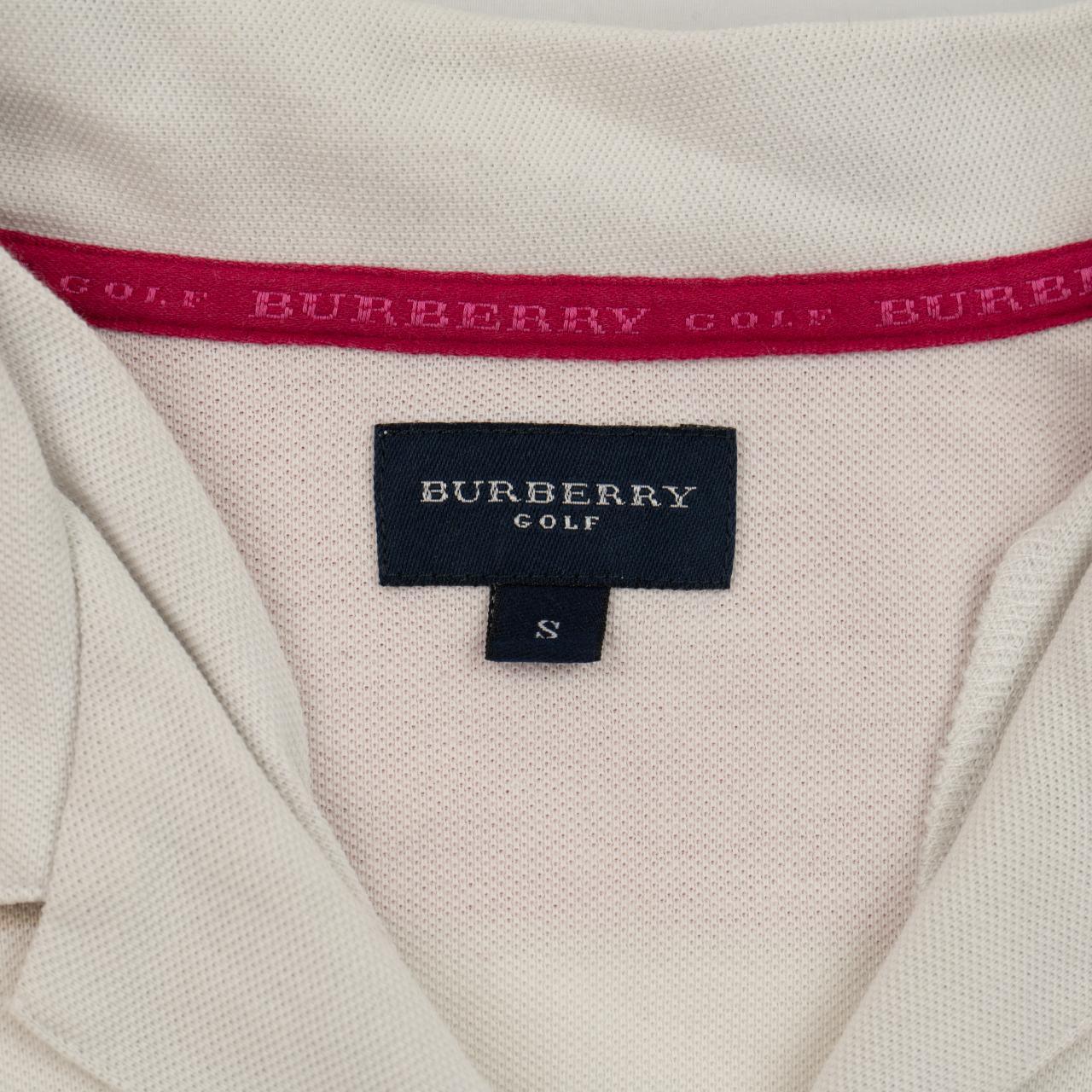 Vintage Burberry Long Sleeve Polo Shirt Woman’s Size S - Known Source