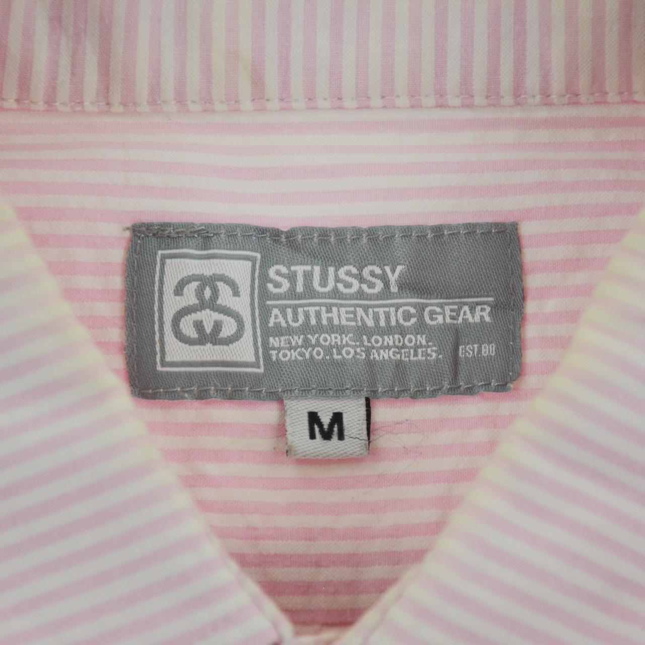 Vintage Stussy Striped Shirt Size M - Known Source