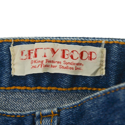 Vintage Betty Boop Blue Denim Jean Shorts Women's Size W24