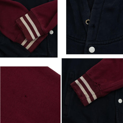 Vintage Stussy Button Up Varsity Jacket Size S - Known Source