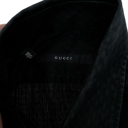 Vintage Gucci Monogram Button Up Shirt Size S - Known Source