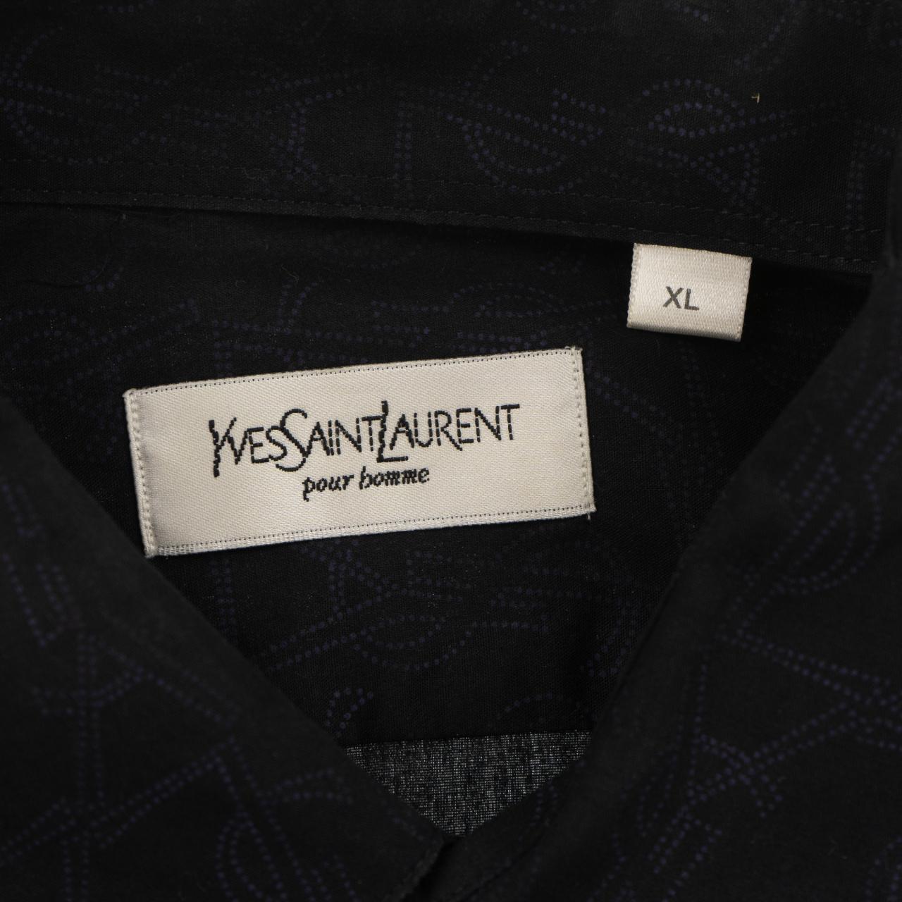 Vintage YSL Yves Saint Laurent Monogram Shirt Size XL - Known Source
