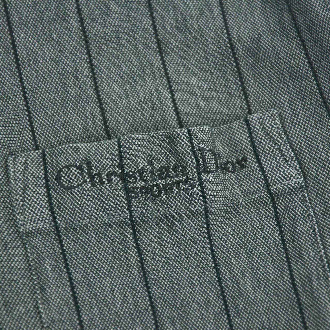 Vintage Christian Dior Sports Long Sleeve Polo Shirt Size S
