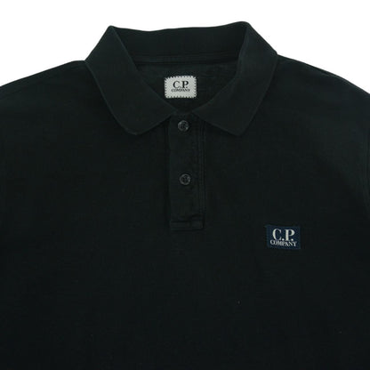 Vintage CP Company Long Sleeve Polo Shirt Size S