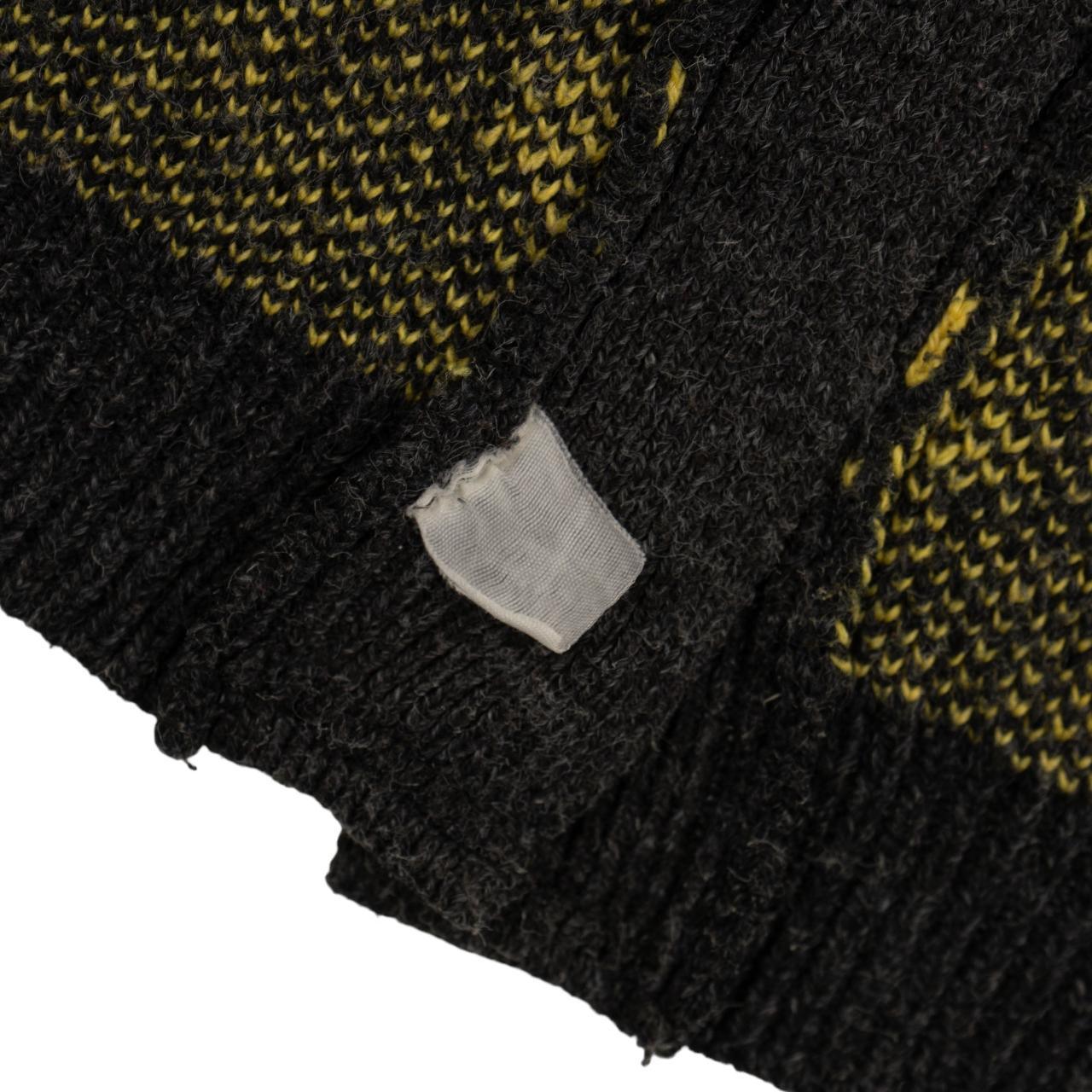 Vintage Eye Pattern Button Knit Cardigan Size S - Known Source