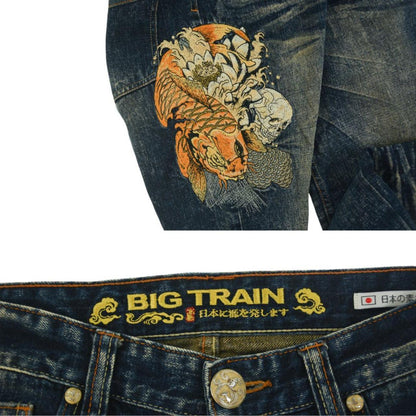 Vintage Big Train Japanese Denim Jeans Size W34 - Known Source