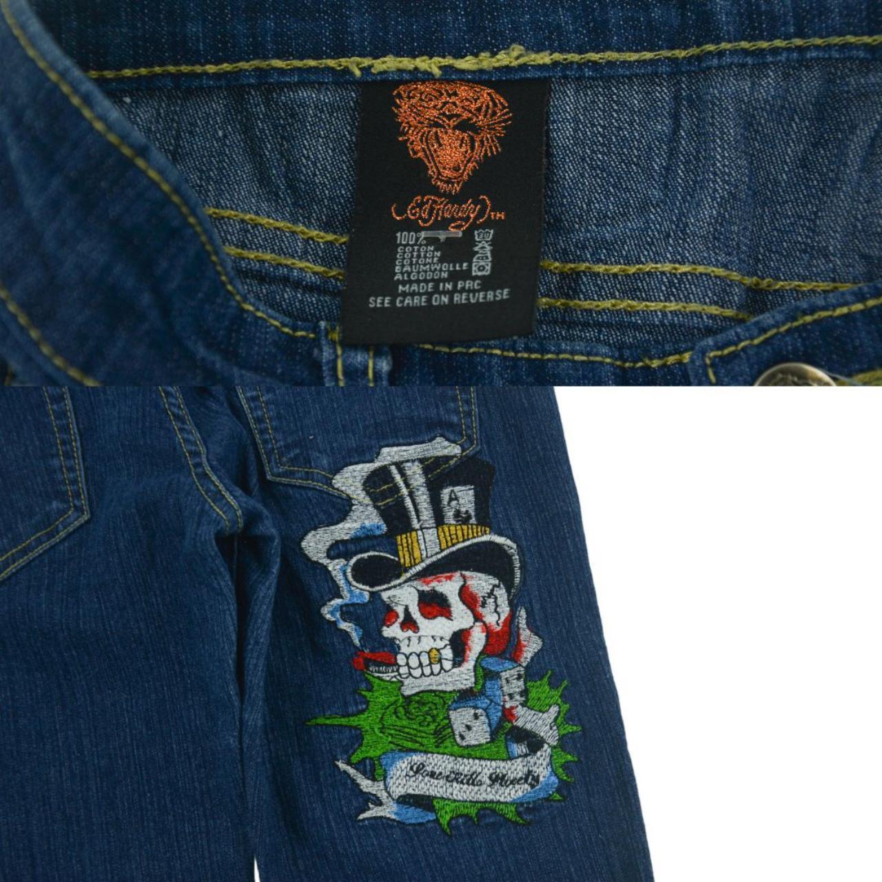 Vintage Ed Hardy Skull Jeans Women's Size W30 - Known Source