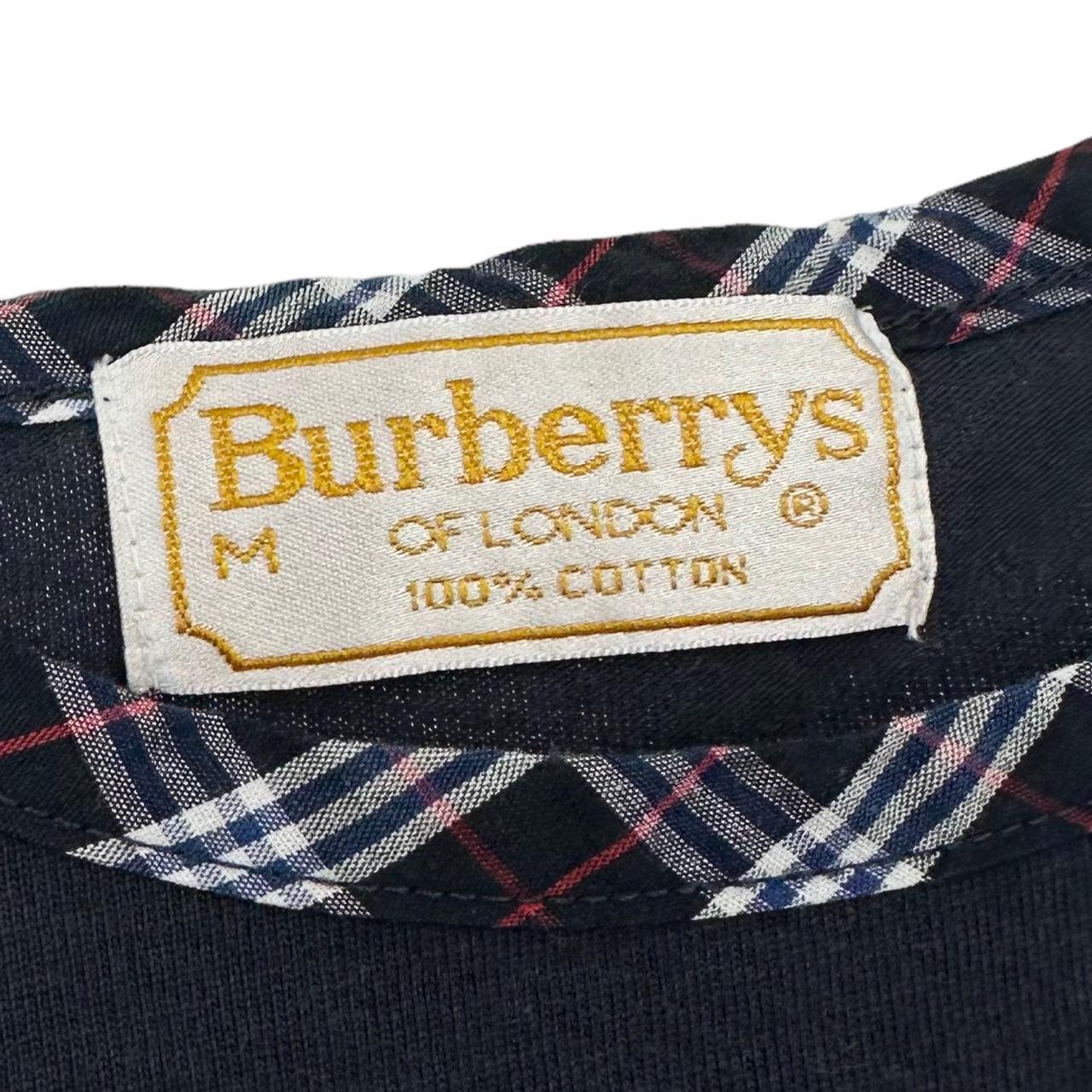 Vintage Burberry Spellout T Shirt Woman’s Size M - Known Source