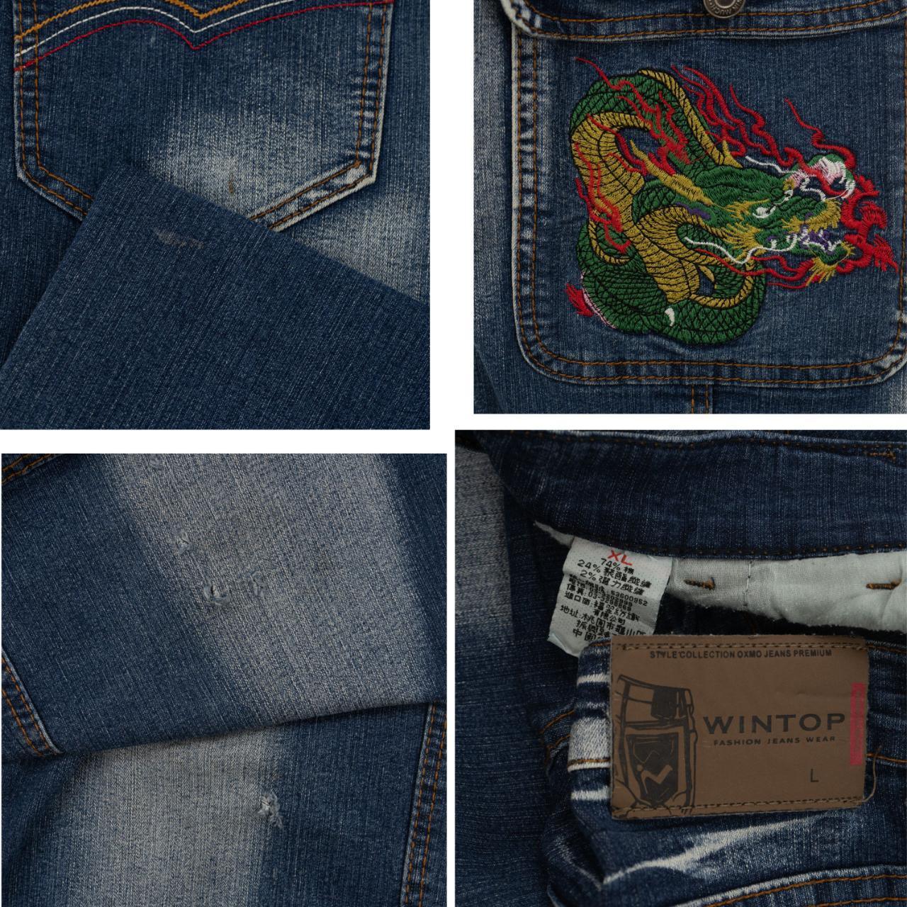 Vintage Dragon Japanese Denim Cargo Jeans Size W30 - Known Source