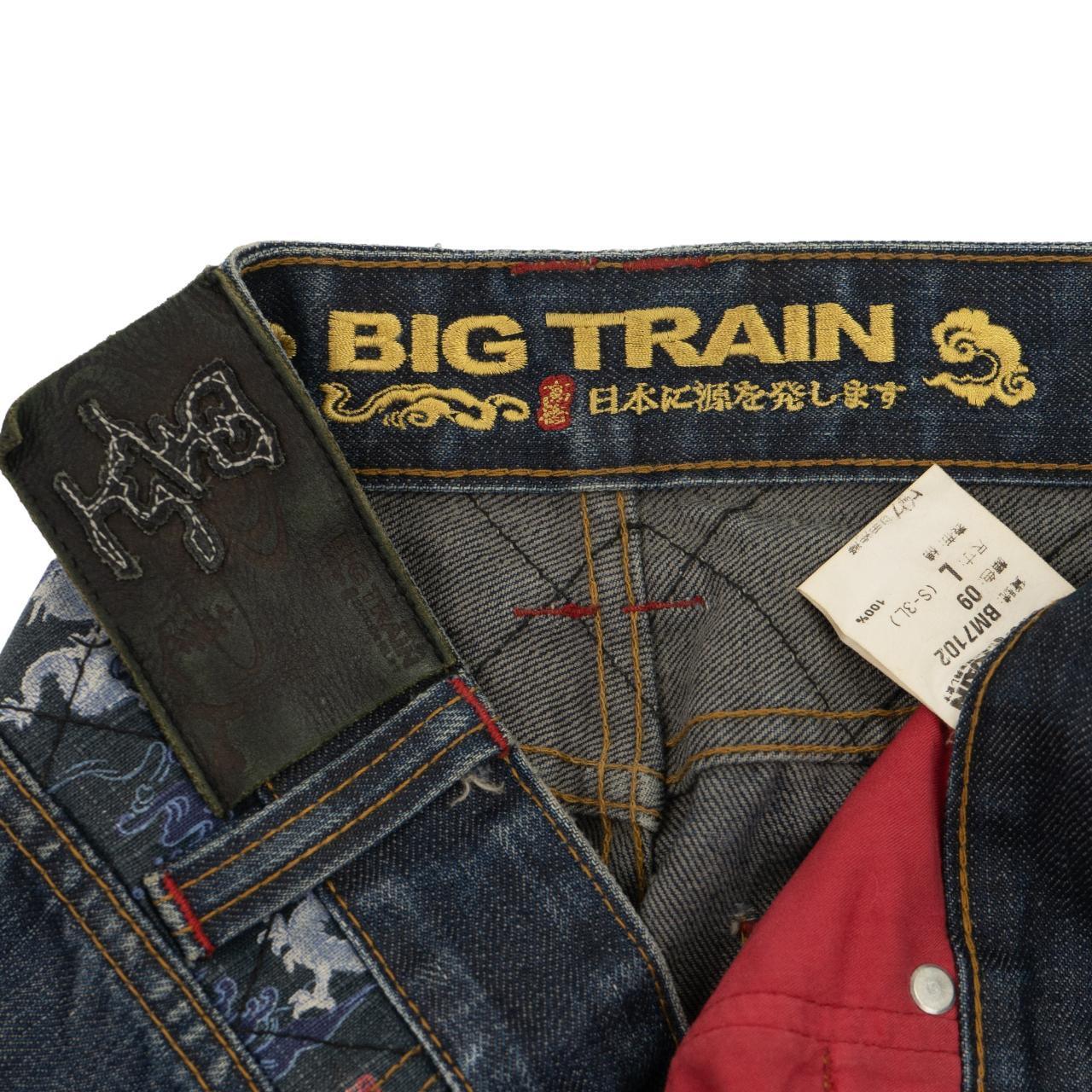 Vintage Big Train Dragon Japanese Denim Jeans Size W32 - Known Source