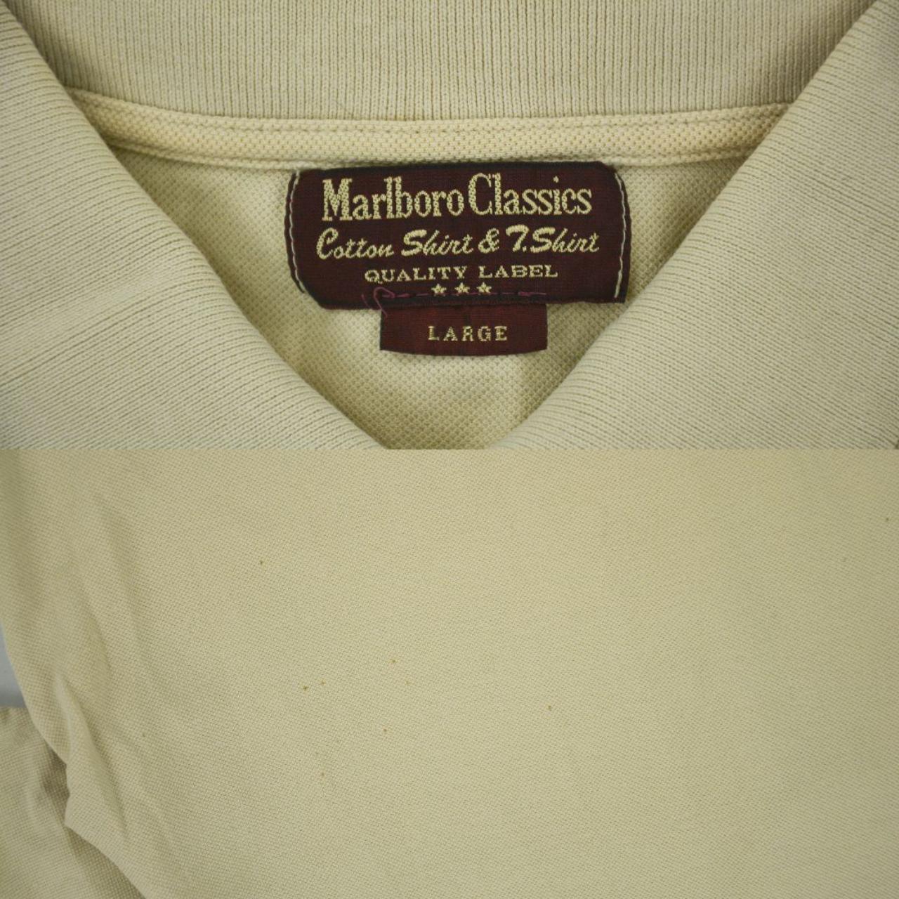 Vintage Marlboro Cigarettes Polo Shirt Size L - Known Source