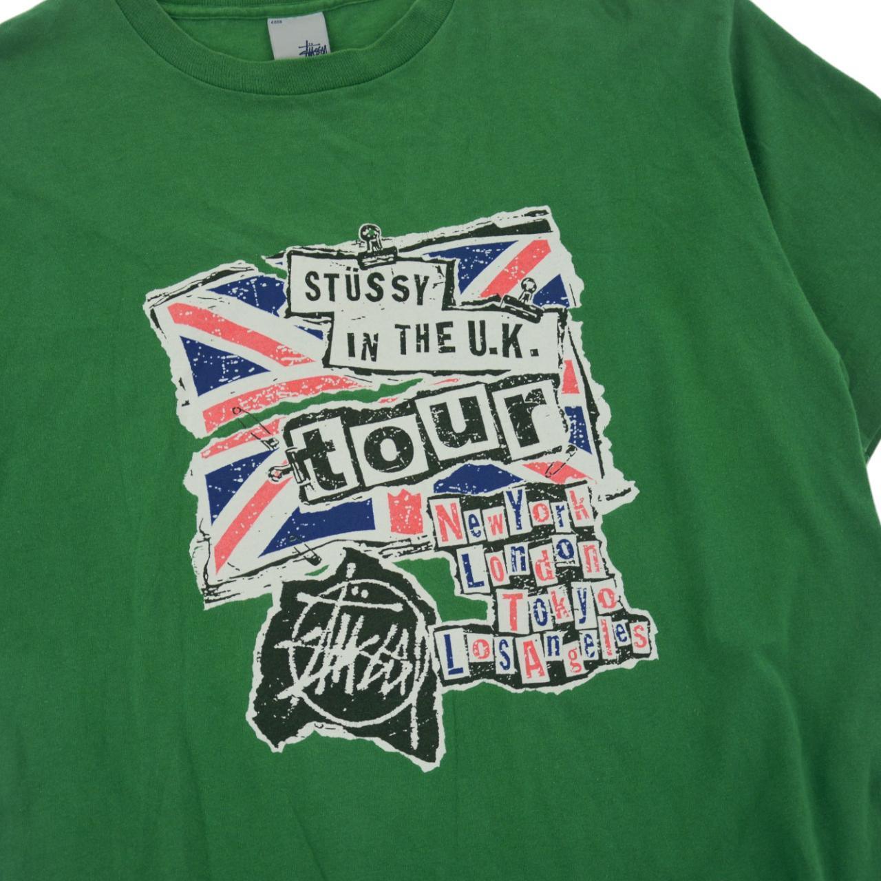 Vintage Stussy UK Tour T Shirt Size L - Known Source