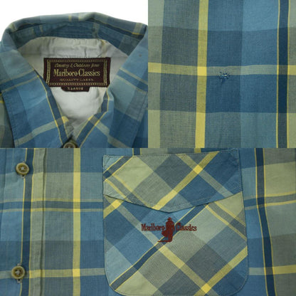 Vintage Marlboro Cigarettes Button Up Shirt Size XL - Known Source