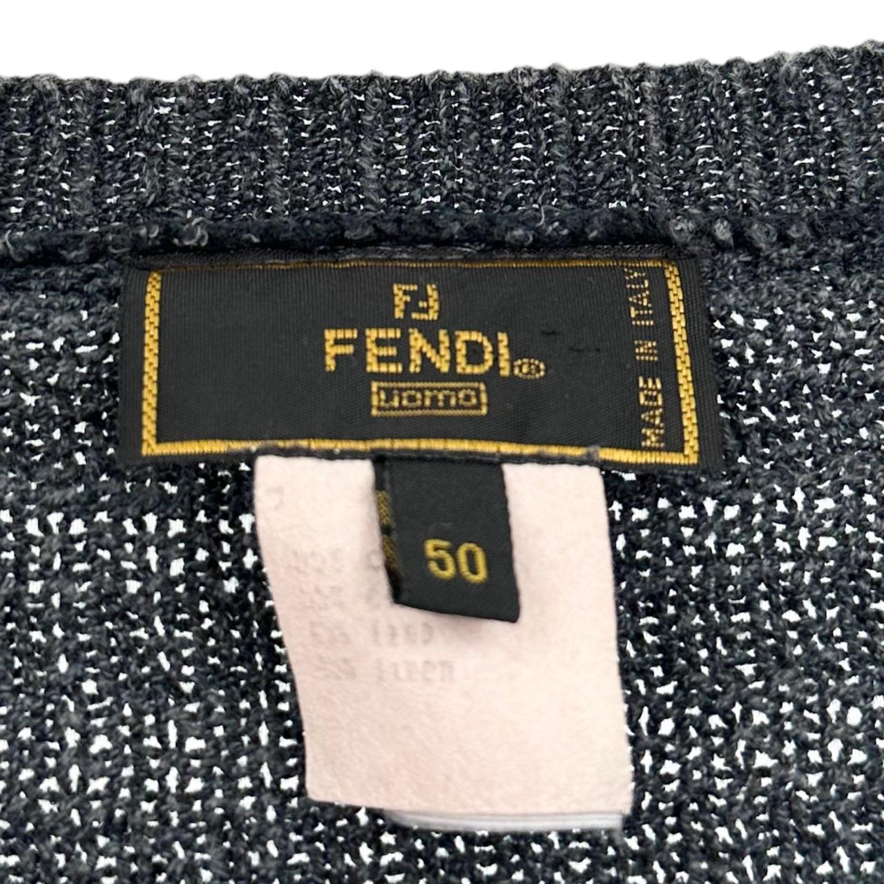 Vintage Fendi knitted monogram jumper woman’s size L - Known Source
