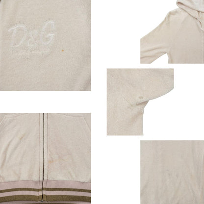 Vintage Dolce and Gabbana Velour Zip Hoodie Woman’s Size S - Known Source