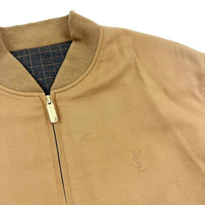 Vintage YSL Yves Saint Laurent Harrington jacket size L - Known Source