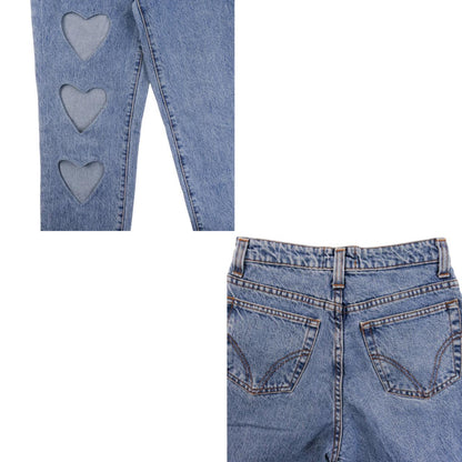 Vintage D&G Dolce & Gabbana Love Heart Cut Out Jeans Women's Size W25 - Known Source