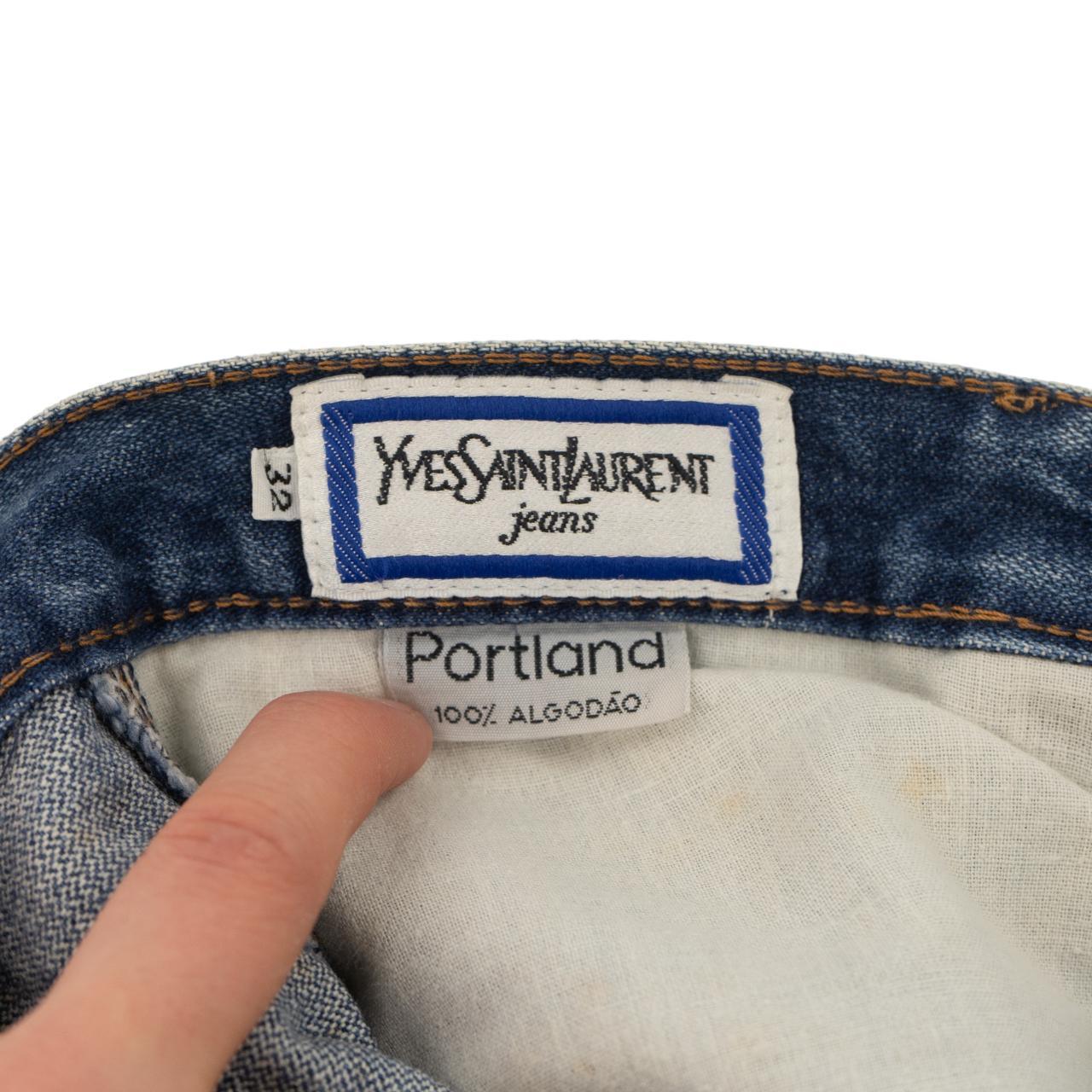 Vintage YSL Yves Saint Laurent Denim Jeans Size W30 - Known Source